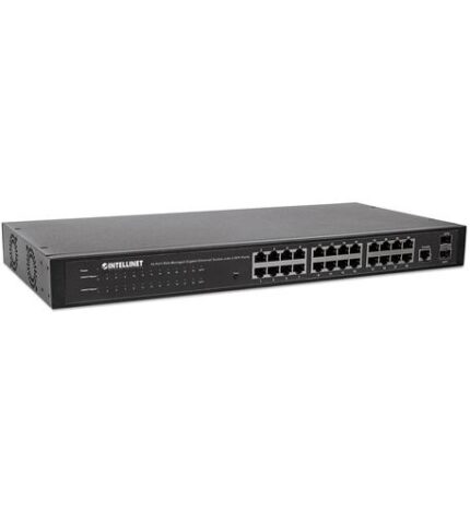 24 Port Gig managed switch and SFP (ITL-560917) by Intellinet - Product Image