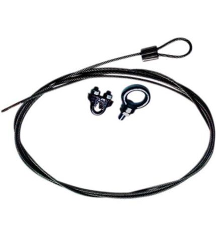 BG-CK10B – Black 10 Foot Cable and Clamp - Product Image