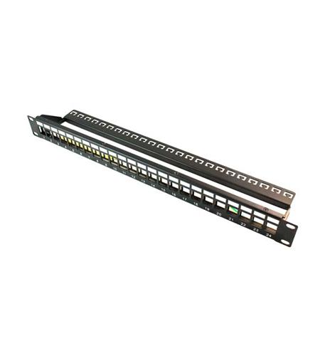 24 PORT BLANK PATCH PANEL 1U WAV-BPPWM-24 – 24 PORT BLANK PATCH PANEL 1U - Product Image