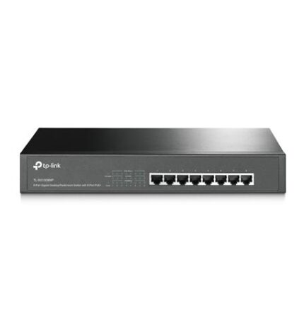 TL-SG1008MP – 8-Port Gigabit Desktop w/8-POE Switch - Product Image