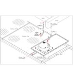 CD-011201 – Ceiling Tile Drop-In Auxiliary Speaker - Product Image