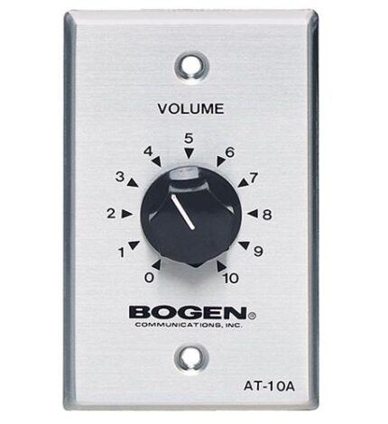BG-AT10A – Bogen 10 Watt Attenuator Single Gang - Product Image
