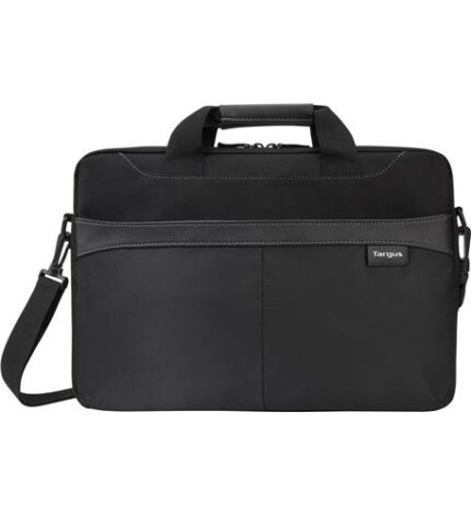 15.6in Bus Casual Slim Briefcase, BK (TG-TSS898) by Targus - Product Image