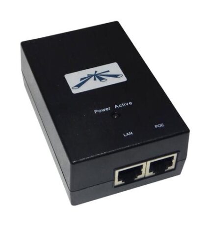 UBI-POE-48-24W-G – POE INECTOR GIGABIT 48VDC @ 0.5A - Product Image