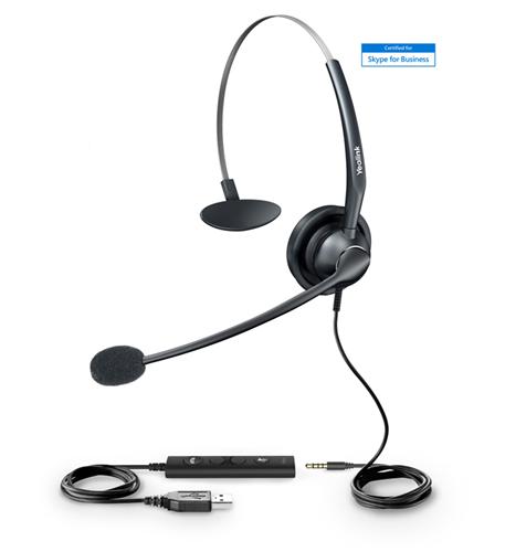 1308013 Wideband USB and 3.5mm Headset YEA-UH33 – Wideband USB and 3.5mm Headset - Product Image