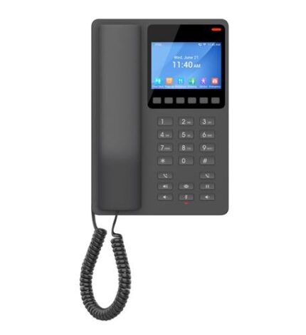 Compact Hotel Phone, Color LCD, BLK (GS-GHP631) by Grandstream - Product Image