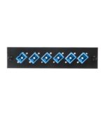 ICC-ICFOPS26BK – ADAPTER PANEL, 3 DUPLEX SC, 6F, BLUE, SM - Product Image