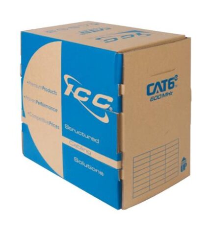 ICC-ICCABR6EBL – CAT6e CMR PVC Cable Blue - Product Image