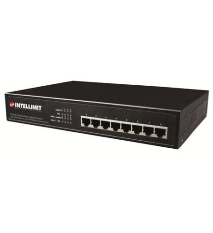 8 Port Gigabit Switch all POEplus Desk (ITL-560641) by Intellinet - Product Image