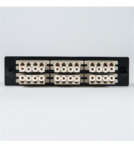 ICC-ICFOPL1615 – ADAPTER PANEL, 6 QUAD LC, 24F, BEIGE, MM - Product Image