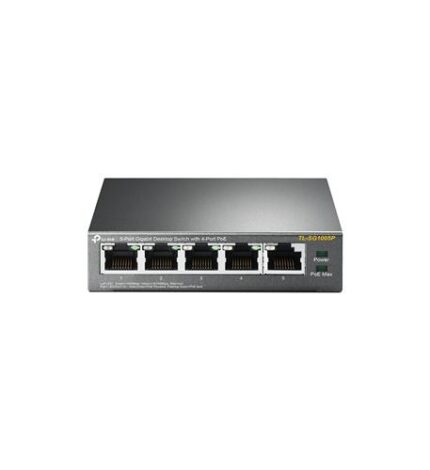 TL-SG1005P – 5-Port Gig Desktop Switch 4-Port POE+ - Product Image