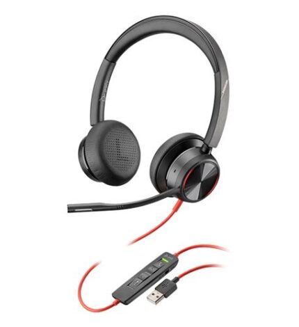 Plantronics Noise Canceling Dual Ear USB Headset for Work