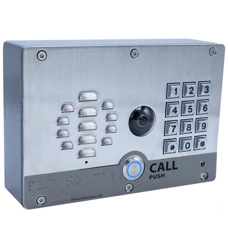 SIP Outdoor H.264 Video Intercom/ Keypad CyberData CD-011414 Outdoor Video Intercom with Keypad Security - Image 1