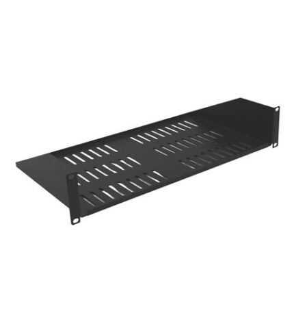 Wavenet Steel 2U Vented Rack Shelf 10 inch 2-Pack