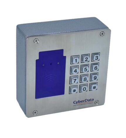 CyberData Encrypted RFID keypad access control for security