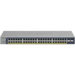 NETGEAR 52-Port PoE+ Smart Switch 48 RJ45, 4 SFP, 760W