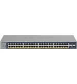 NETGEAR 52-Port PoE+ Smart Switch 48 RJ45, 4 SFP, 760W
