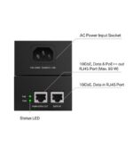 TP Link 90W PoE++ Injector Adapter with 10G Data Ports - Image 3