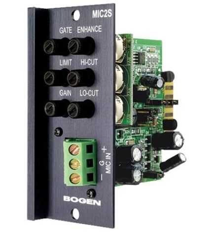 Bogen Microphone Input Module with Gain and Noise Controls