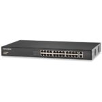 SIGNAMAX C-100 24 Port Fast Ethernet PoE+ Switch 235W
