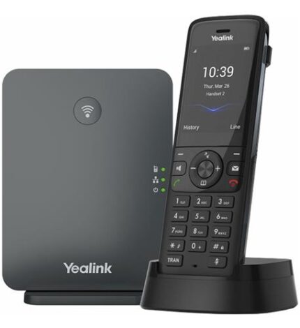 Yealink DECT IP Phone System with 10 Cordless Handsets W78P