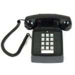 Cortelco Black Desk Phone with Volume & Ringer Control