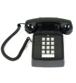 Cortelco Black Desk Phone with Volume & Ringer Control