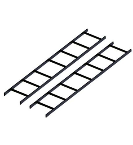 ICC 5FT Steel Ladder Rack Runway, 2-Pack Durable Cable Support