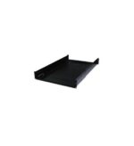 ICC Adjustable 4-Post Rack Shelf 2 RMS Steel Black