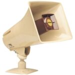 Valcom VC-VIP-130AL-BGE 5W IP PoE Horn Speaker 117dB