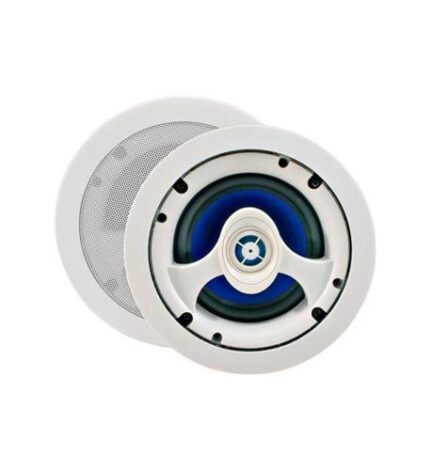 SPECO 5.25 Inch In-Ceiling Speakers with Pivoting Tweeters