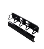 ICC 2U Metal Ring Panel Cable Management with Cover