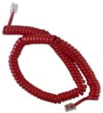 Cablesys 12' Red Curly Handset Cord ICC 1200RD - Image 2