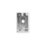 ICC 1-Gang White Junction Box - Surface Mount, NEMA Fit