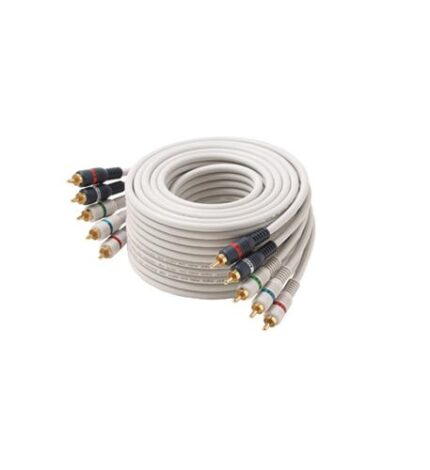 Steren 603IV 3 Foot Ivory Component Video Audio RCA Cable