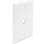 Wavenet FP01PWH-SPK 25-Pack White Single Gang Faceplate