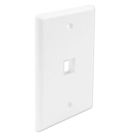 Wavenet FP01PWH-SPK 25-Pack White Single Gang Faceplate