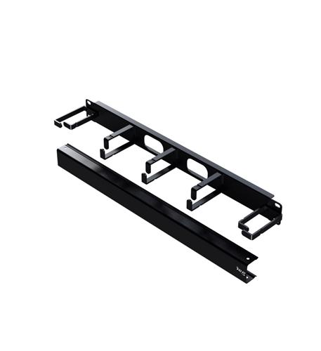 PANEL, CABLE MANAGEMENT METAL RING, 1RMS ICC 1 RMS Metal Cable Management Ring Panel Rack Mount - Image 1