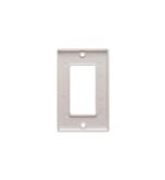 Decorex White 1 Gang Decora Faceplate with Screws - Image 2