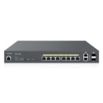 EnGenius 8-Port 1U Rack-Mount PoE+ Gigabit Switch