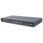 Intellinet 16-Port Gigabit PoE+ Managed Network Switch