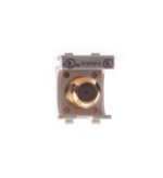 ICC IC107BGCWH Gold-Plated F-Type Keystone Jack for AV - Image 3
