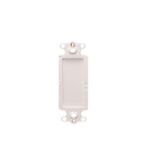 ICC White plastic Decora blank insert for switch plates - Image 2