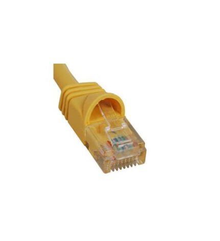 14ft Yellow Cat6 Patch Cable with Gold Plated Connectors