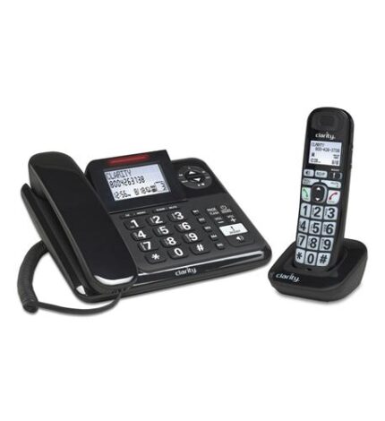 Clarity 40dB Corded/Cordless Phone Combo with Answering Machine
