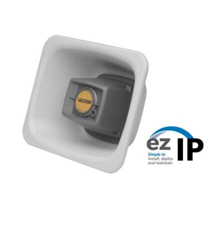 VALCOM Grey SIP PoE Speaker for Indoor and Outdoor Paging
