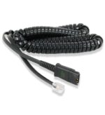 Plantronics U10P-S Coil Cord Cable for H-Series Headsets - Image 3