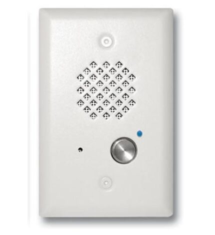 Viking Electronics WH Compact Flush Mount Door Phone for Home
