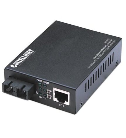 Intellinet ITL-506502 100Mbps Multi-Mode Fiber Ethernet Converter