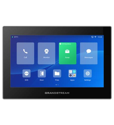 HD SIP Intercom and Ctl Station Black Grandstream GS-GSC3575 HD SIP Intercom with 7" Touchscreen - Image 1